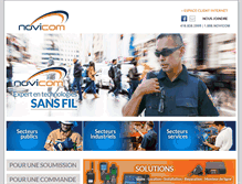 Tablet Screenshot of novicom.qc.ca